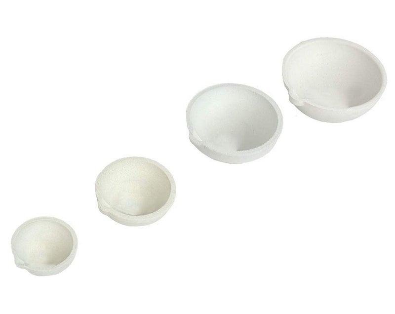 SKYPRO LTKJ Set of 4 Crucibles Melting Dishes Ceramic Casting Torch Melt Jewelry Gold-Silver 150/250/500/750g - Image 5